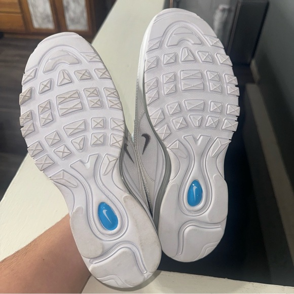 Size 6.5 M 8W- Nike Air Max 97 x MSCHF INRI Jesus White 2019 - Picture 7 of 12